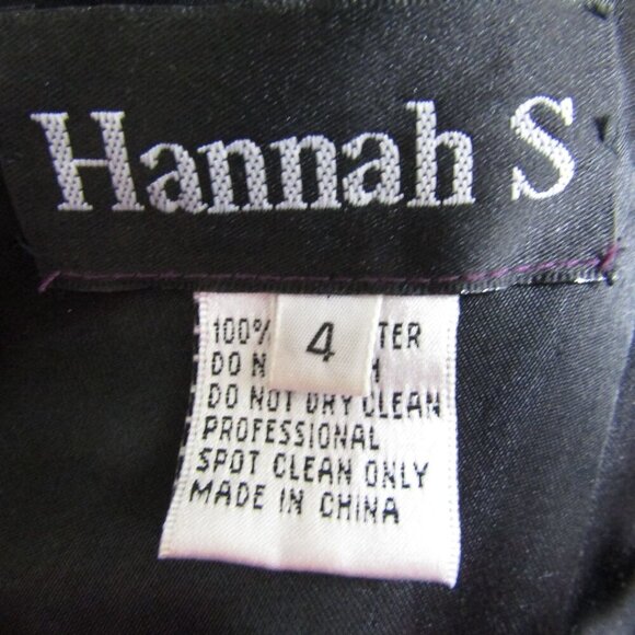 VTG Hannah S Y2K 4 Whimsigoth Fairy Goth Black Prom Witchy  BOW Mini Tutu Dress - Picture 10 of 13